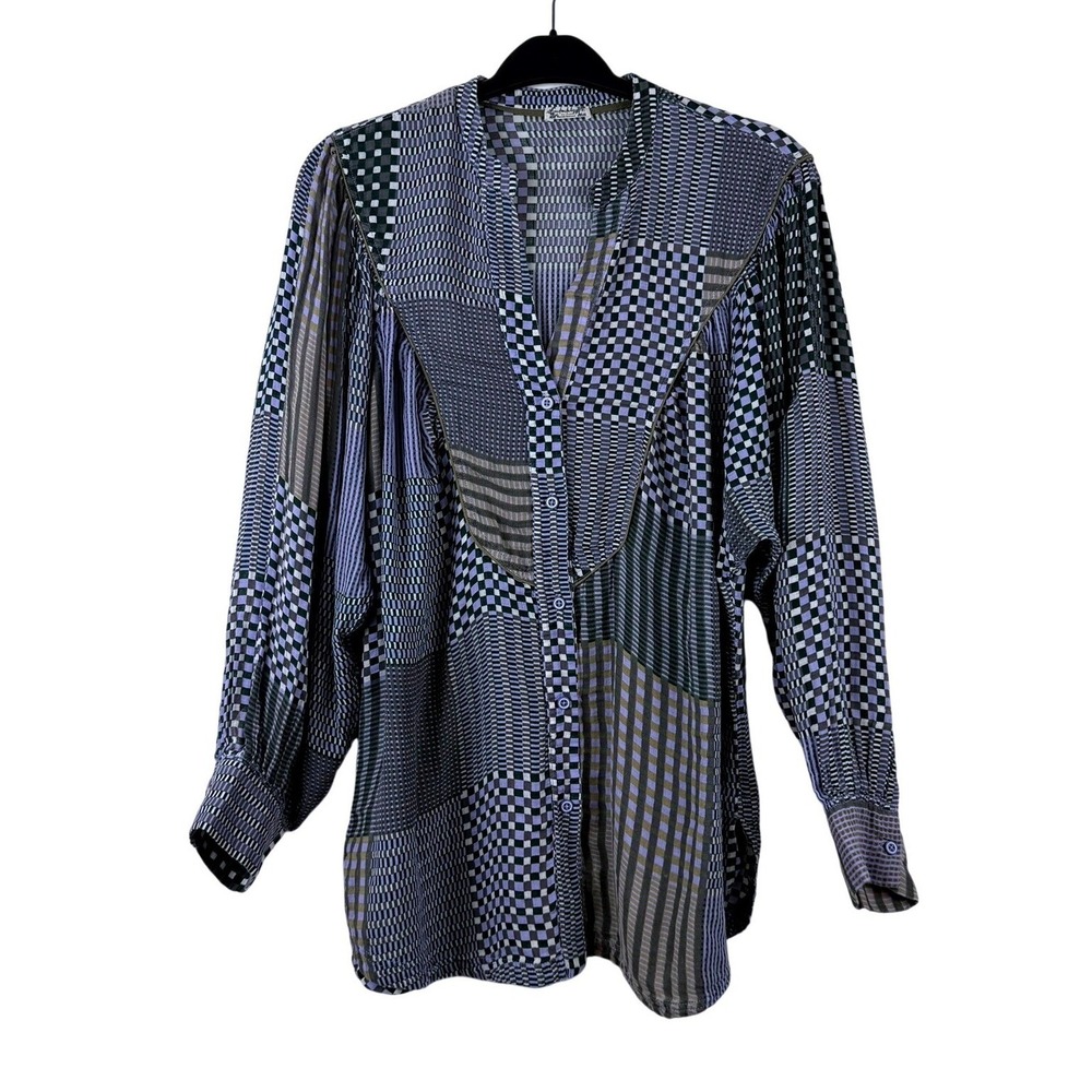 Intimately Free People Womens Patchwork Checkered… - image 1